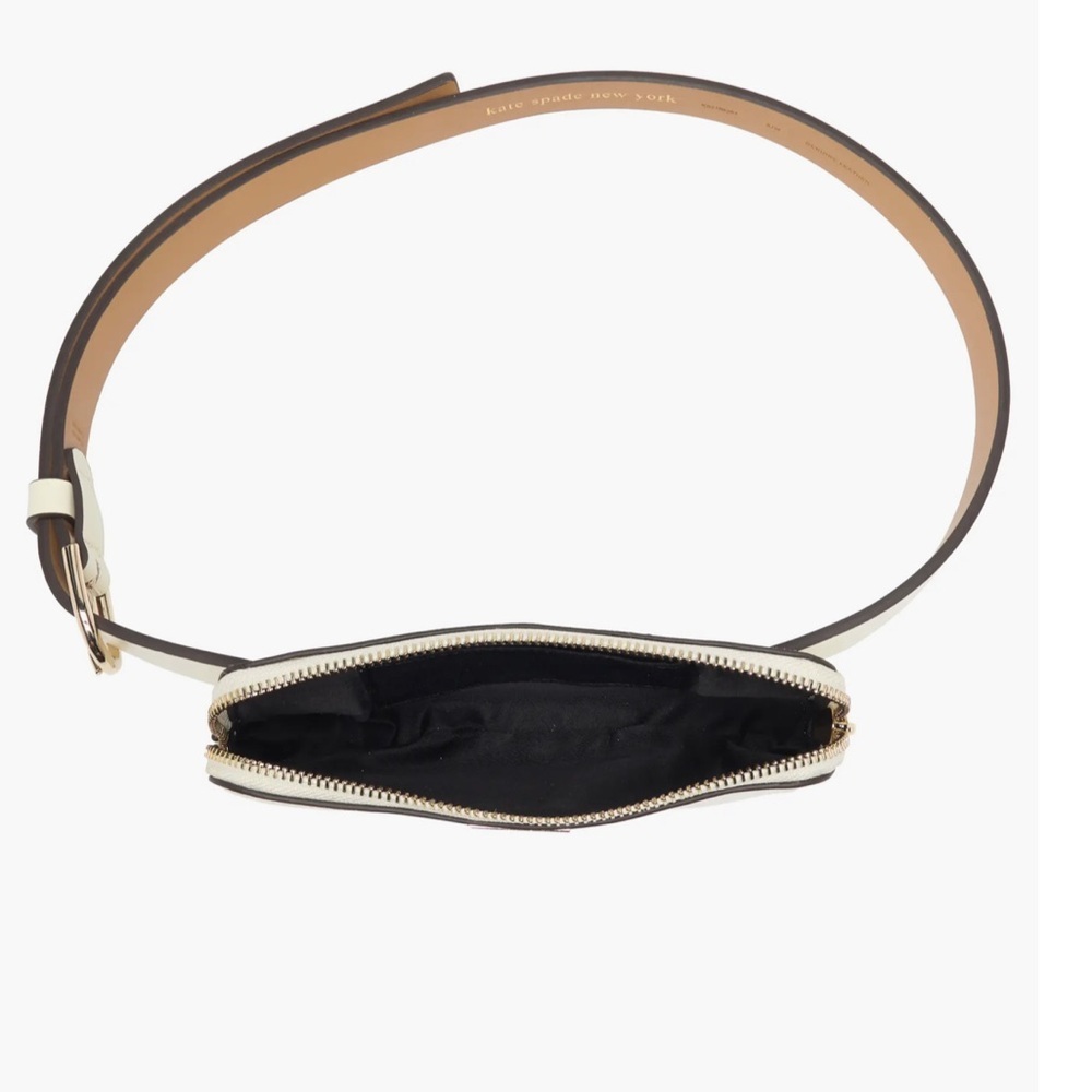 Kate Spade Belt Bag Leather Cream SZ-L-XL - Picture 5 of 6